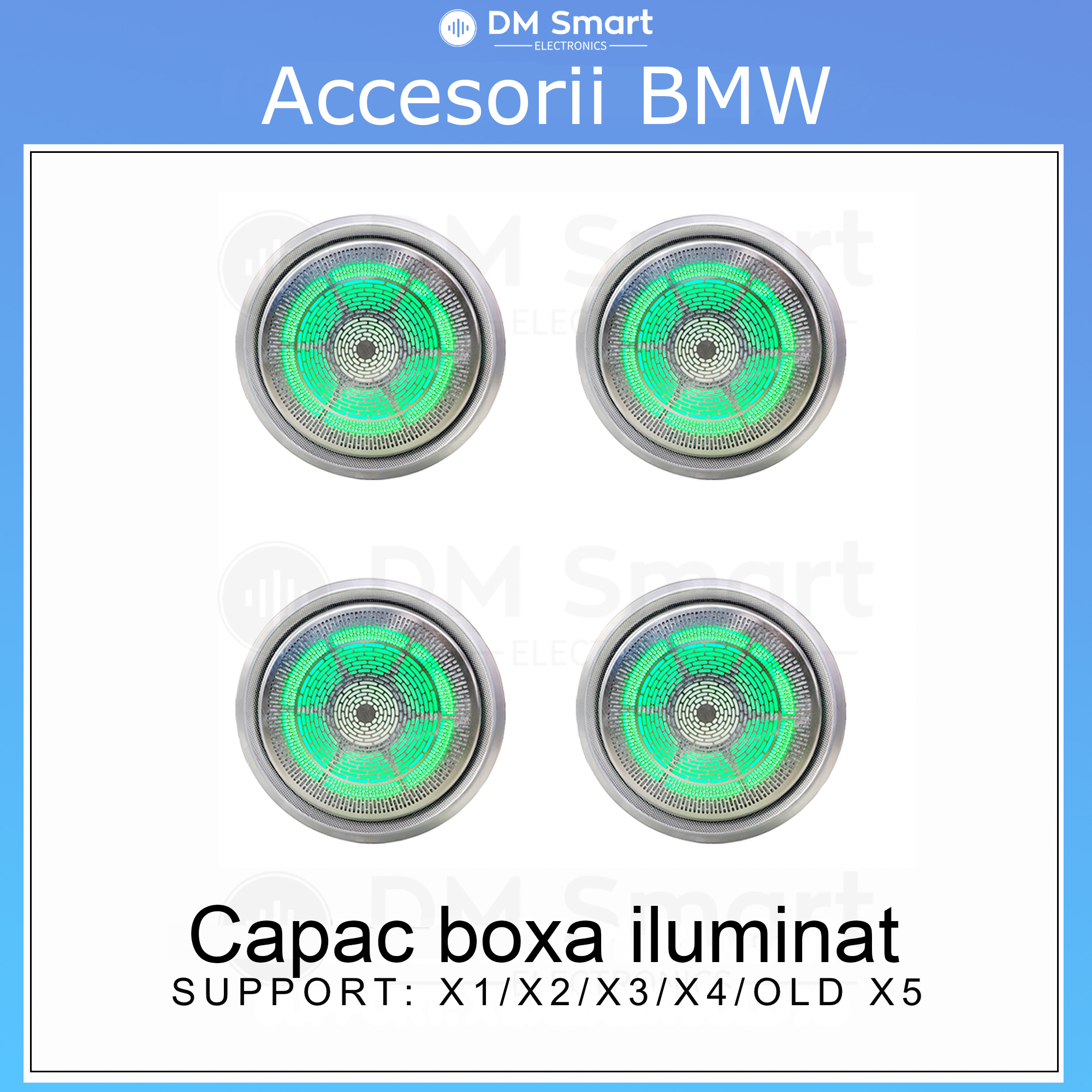 Capac boxa iluminat BMW