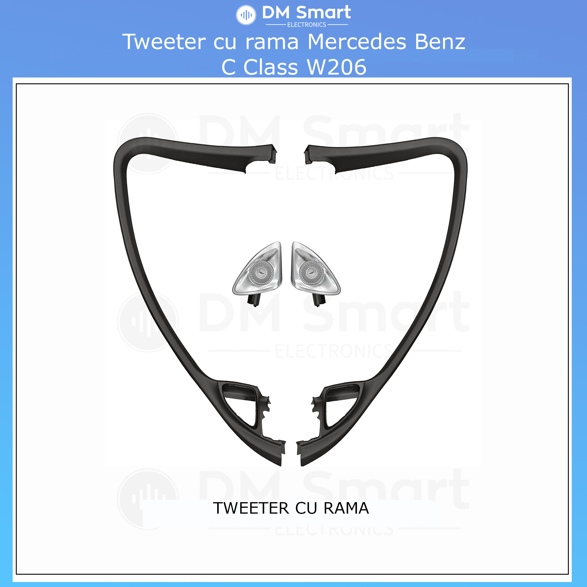 Kit Tweeter cu rama Mercedes Benz C Class W206