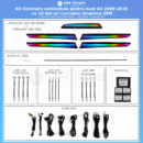 Audi A4 A5 Q5 B8 Set Complet Lumini Ambientale - VARIANTA B