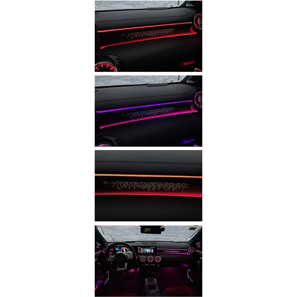 Kit lumini ambientale Mercedes Benz A-Class W177 CLA W118 2018-2024 - imagine 4