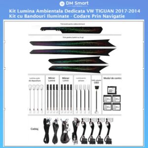 Kit lumini ambientale VW TIGUAN 2017-2023 TRIM ILUMINAT