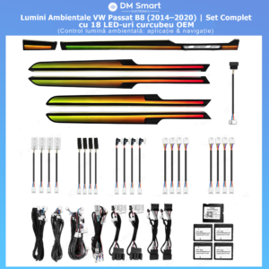 Lumini Ambientale VW Passat B8 (2014–2020) | Set Complet OEM
